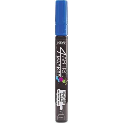 Marqueur peinture 4ARTIST pointe ogive 4 mm Bleu Foncé - PÉBÉO