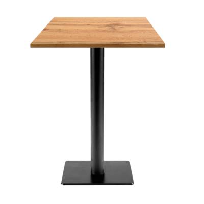 Mange-debout pied noir 60x60cm chene armor - intérieur - RestooTab