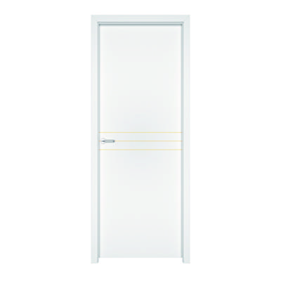 Bloc-porte alvéolaire HORI gravé à peindre à recouvrement Hui.90 mm - 204 x 83 cm - Gedimat - ATELIER