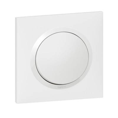 Va et vient DOOXIE avec plaque carrée blanche 10AX - lot de 6 pièces - Gedimat - LEGRAND