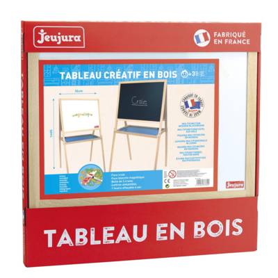 Tableau créatif en bois 56x43cm - Hauteur 105cm - JEUJURA