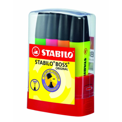 Parade 4 Surligneurs BOSS - Stabilo