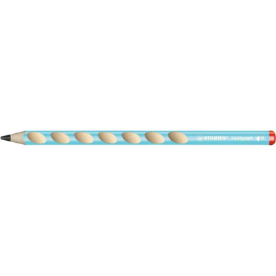 Crayon graphite EASYgraph B droitier bleu clair - STABILO
