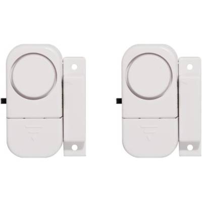 Lot de 2 mini-alarmes SANS FILS 120db pour portes et fenêtres on-off - CHACON