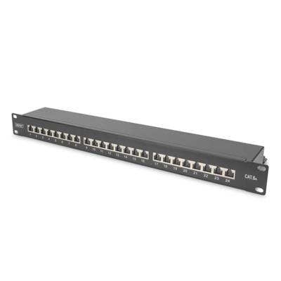 Panneau de Brassage CAT 6A Blindé 1U 24-port - DIGITUS