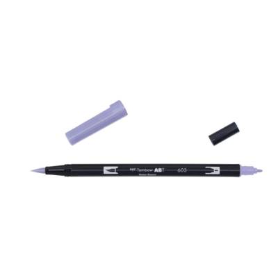 Feutre à dessin Double Pointe ABT Dual Brush Pen 603 pervenche - TOMBOW