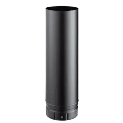 Tuyau émaillé noir mat 500 Ø150 L.500-150 ENM POUJOULAT - 56150904 - CHEMINEES POUJOULAT
