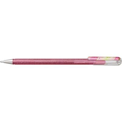 Roller encre gel métallique Dual Metallic, Rose clair+ Vert/Or métallique - PENTEL