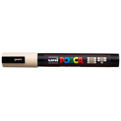 Marqueur pointe conique moyenne pc5m 1,8 - 2,5mm beige - POSCA