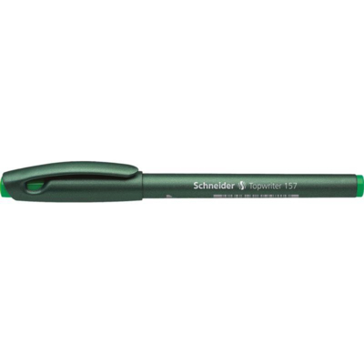 Stylo feutre Topwriter 157 pointe moyenne 0,8mm vert - SCHNEIDER