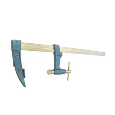 Serre joint charpentier URKO - serrage 600mm - saillie 120mm - rail 35x8mm - 4003J