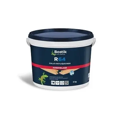 Bidon de colle R64 pour menuiseries extérieures - BOSTIK - 5kg - 30604658 - BOSTIK SA