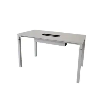 Bureau individuel Steelcase BRICE 120x60 Blanc - OCCASION