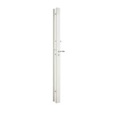 Serrure 4 points Exclusive 41 VACHETTE 2500mm Blanc - sans cylindre - Gauche - 14783000