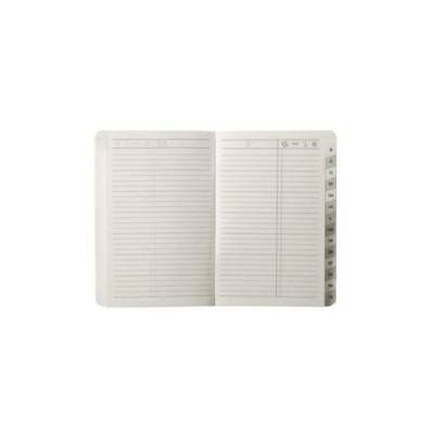 Répertoire adresse pour Agenda 16 x 24 cm Blanc 32 Pages Indexées - QUO VADIS