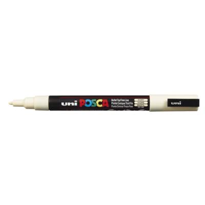 Marqueur pointe conique fine pc3m 0,9 - 1,3mm ivoire - UNI-BALL