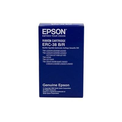 Ruban D'impression ERC-38 B/R Noir Rouge pour TM-300
