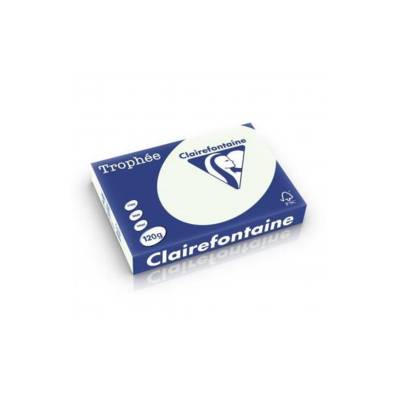 Ramette 250 Feuilles Papier 120g A4 210x297 mm Certifié FSC VERT PÂLE - CLAIREFONTAINE