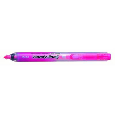 Surligneur Handy-Line S Rétractable/Rechargeable Rose - Pentel