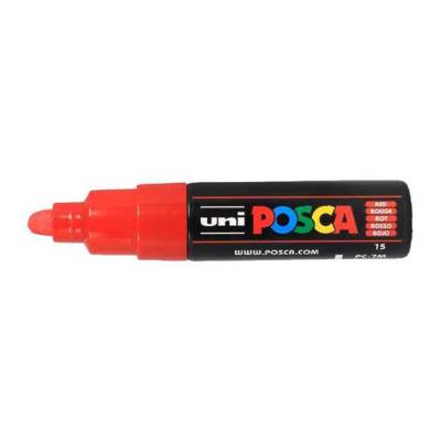 Marqueur pointe large conique PC7M R Rouge - POSCA