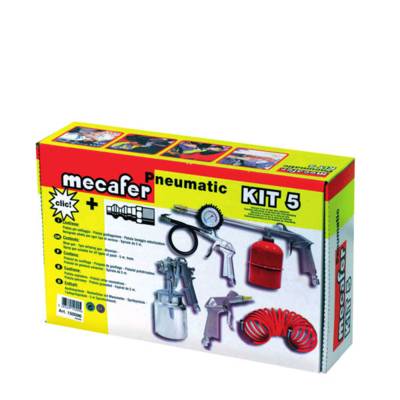 Accessoires pneumatiques kit de 8 pièces - Gedimat - MECAFER