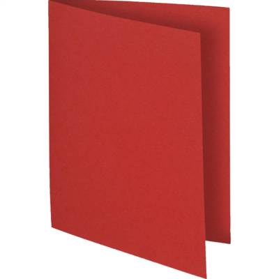 Paquet de 100 chemises FLASH 220 100% recyclé 24x32cm Rouge - EXACOMPTA