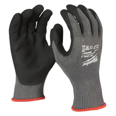 Gants anti-coupure enduction nitrile - Niveau 5/E - Taille 11/2XL - 144 paires - MILWAUKEE - 4932479019