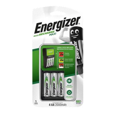 Chargeur de Batterie MAXI AA / AAA NiMH + 4x AA/HR6 2000 mAh - ENERGIZER