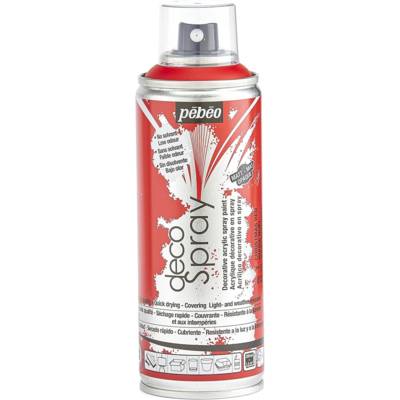 Aérosol 200ml Peinture DécoSpray ROUGE NOEL - PÉBÉO