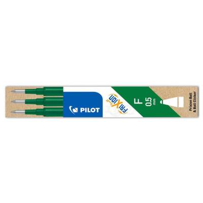 Set de 3 Recharges friXion Ball Clicker (BLS-FR5) Vert - PILOT