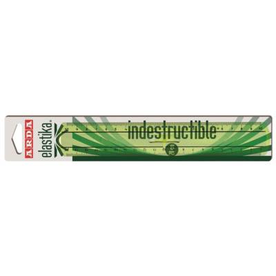 Règle double décimètre INDESTRUCTIBLE "elastika" avec poignée 20 cm - JPC CREATIONS