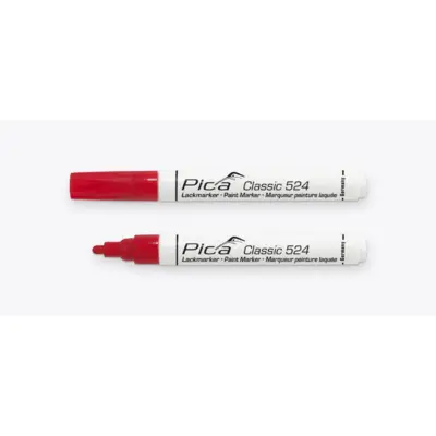 Marqueur peinture laquée rouge - PICA - 524/40