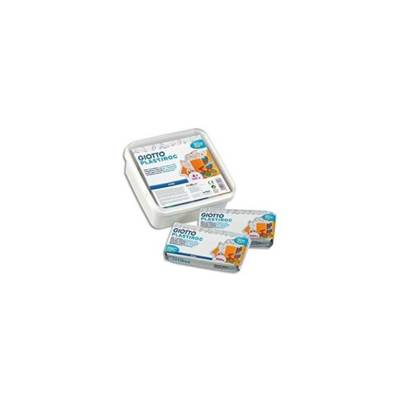 Pâte minéral à modeler Plastiroc 4 x 500 g blanc - GIOTTO