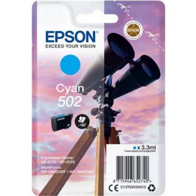 Cartouche d'encre N° 502 T02V2 Cyan - EPSON