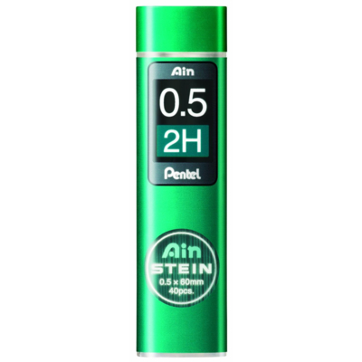 Etui de 40 Mines 0,5 mm AIN STEIN C275 dureté 2H - Pentel