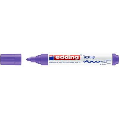Marqueur pour textiles 4500 violet fluOrescent 2-3 mm - EDDING