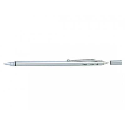 Porte-Mines 0,5 mm et Stylo Birdie Twin 2 en 1 Rechargeable Argent - Pilot