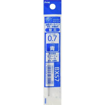 Recharge pour Stylo bille rétractable BXC47, VICUNA C4, Bleu - PENTEL