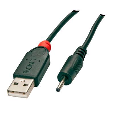 Câble adaptateur USB vers prise DC 0,7 / 2,5mm, 1.5m - LINDY