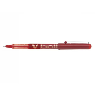 Stylo Roller Encre Liquide V-BALL 10 Pte Large Rouge - PILOT