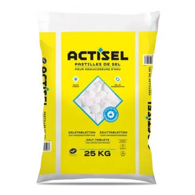 ACTISEL Pastilles sel adoucisseur 25kg - Gedimat - SALINS