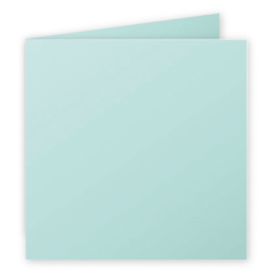 Pack de 25 Carte 210g pliée 135x135 vert jade 210g - Clairefontaine