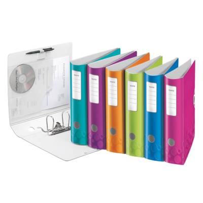 Classeur à levier Active 180° WOW dos de 75 mm Couleur aléatoires - LEITZ