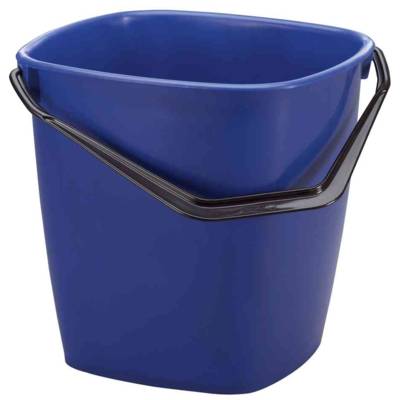 Seau multi-usages BUCKET Rectangulaire 14 Litres H 28 cm Bleu - DURABLE