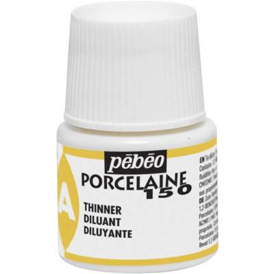 Flacon 45 ml Peinture P150 porcelaine Auxiliaire DILUANT - PÉBÉO