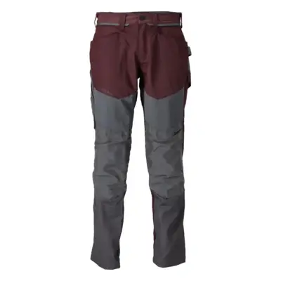 Pantalon de travail avec poches genouillères MASCOT Customized - 22479-230-Bordeaux-82-45