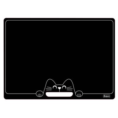 Ardoise Reversible Chat - 41 x 30cm Noir - JEUJURA