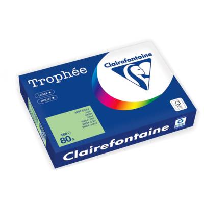 Ramette Papier FSC A4 80g 500 Feuilles Vert Golf - CLAIREFONTAINE