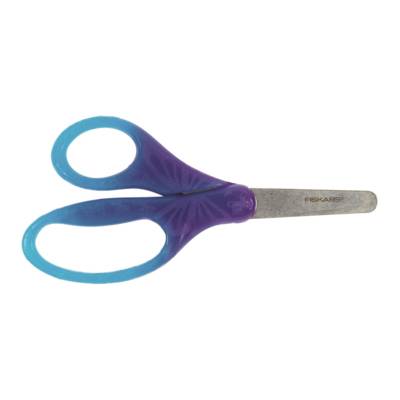 Ciseaux enfants "Changement de couleur" thermosensible 12 cm coloris violet & bleu - FISKARS