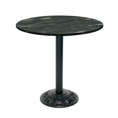 Table pied noir Ø70cm calypso - intérieur - RestooTab
